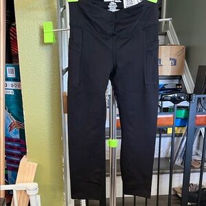 Kids Black Active Stretch Bottoms